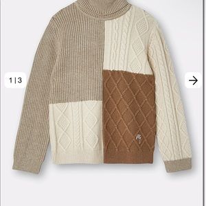 NWT BOYS CREAM MAISON RIVIERA CABLE KNIT
JUMPER